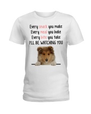 Every - Rough Collie 2 Ladies T-Shirt tile