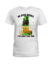 Dog Beers - BLACK Cockapoo Ladies T-Shirt tile