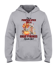Pumpkin Girl - Great Pyrenees 2 Hooded Sweatshirt tile