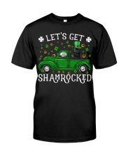 Shamrocked - BLACK Pug 1 Classic T-Shirt front
