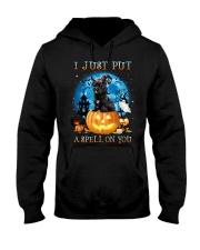 Spell - BLACK Morkie Hooded Sweatshirt tile