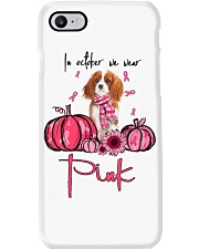 In October - Cavalier King Charles Spaniel 2 Phone Case tile