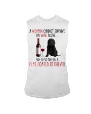 She Also Needs - Flat Coated Retriever Sleeveless Tee tile