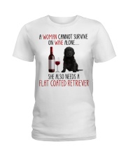 She Also Needs - Flat Coated Retriever Ladies T-Shirt tile
