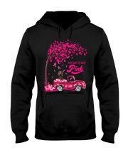 LBN October Pink Truck Boykin Spaniel Hooded Sweatshirt tile