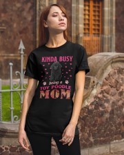 Kinda Busy - BLACK Toy Poodle Classic T-Shirt apparel-classic-tshirt-lifestyle-06