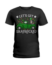 Shamrocked - Catahoula Leopard Dog Ladies T-Shirt tile