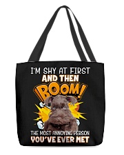 Annoying - CHOCOLATE Miniature Schnauzer All-Over Tote tile