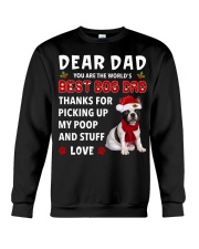 Christmas Dad - French Bulldog 2 Crewneck Sweatshirt tile