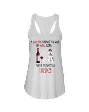 She Also Needs - Husky Ladies Flowy Tank tile