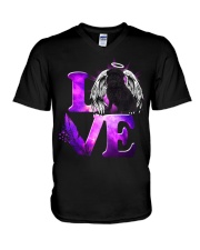 Heaven Love - Affenpinscher V-Neck T-Shirt tile