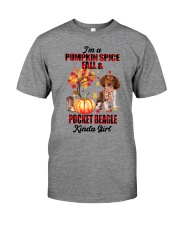 Pumpkin Girl - Pocket Beagle Premium Fit Mens Tee tile