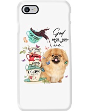 Chosen - TAN Pekingese Phone Case tile