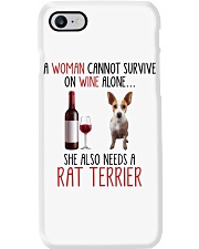 She Also Needs - Rat Terrier Phone Case tile