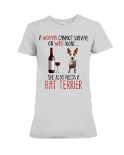 She Also Needs - Rat Terrier Premium Fit Ladies Tee tile