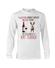 She Also Needs - Rat Terrier Long Sleeve Tee tile