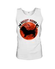 Blood Moon - Basset Hound Unisex Tank tile