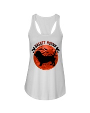 Blood Moon - Basset Hound Ladies Flowy Tank tile