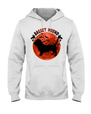 Blood Moon - Basset Hound Hooded Sweatshirt tile