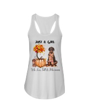Fall And - Dobermann Ladies Flowy Tank tile