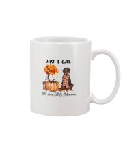 Fall And - Dobermann Mug tile