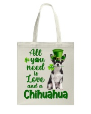 Lucky Need - BLACK Chihuahua Tote Bag tile