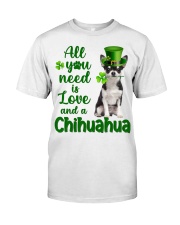 Lucky Need - BLACK Chihuahua Classic T-Shirt front