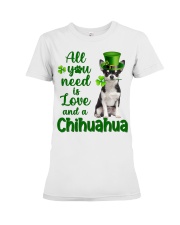 Lucky Need - BLACK Chihuahua Premium Fit Ladies Tee tile