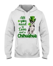 Lucky Need - BLACK Chihuahua Hooded Sweatshirt tile