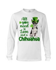 Lucky Need - BLACK Chihuahua Long Sleeve Tee tile