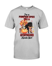 Pumpkin Girl - Affenpinscher Classic T-Shirt front