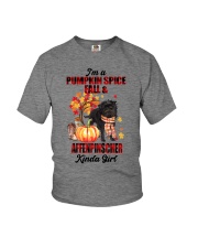 Pumpkin Girl - Affenpinscher Youth T-Shirt tile