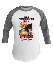 Pumpkin Girl - Affenpinscher Baseball Tee tile