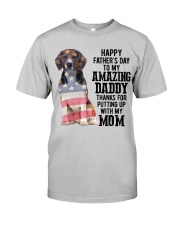 Daddy Beagle Dog Classic T-Shirt front