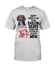 Daddy Beagle Dog Premium Fit Mens Tee tile