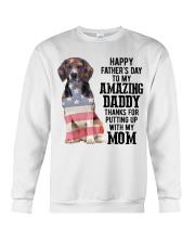 Daddy Beagle Dog Crewneck Sweatshirt tile