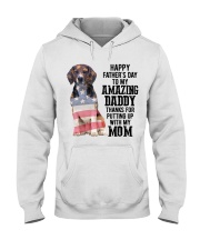 Daddy Beagle Dog Hooded Sweatshirt tile