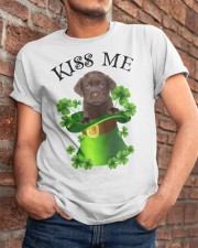 Lucky Kiss - CHOCOLATE Labrador Classic T-Shirt apparel-classic-tshirt-lifestyle-26