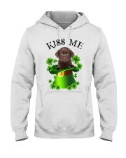 Lucky Kiss - CHOCOLATE Labrador Hooded Sweatshirt tile
