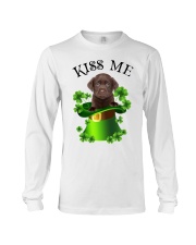 Lucky Kiss - CHOCOLATE Labrador Long Sleeve Tee tile
