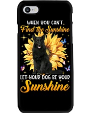 Your Sunshine - BLACK Belgian Malinois Phone Case tile