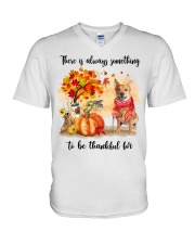 Thankful For - Carolina Dingo V-Neck T-Shirt tile