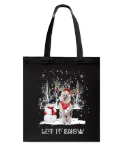 Xmas Reindeer - Standard Poodle Tote Bag tile