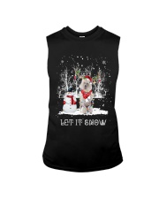 Xmas Reindeer - Standard Poodle Sleeveless Tee tile