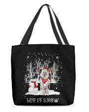 Xmas Reindeer - Standard Poodle All-Over Tote tile