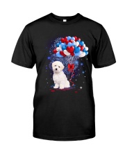 Balloons love 4th - Maltipoo Classic T-Shirt front