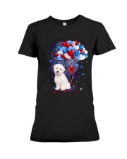 Balloons love 4th - Maltipoo Premium Fit Ladies Tee tile