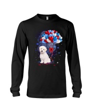 Balloons love 4th - Maltipoo Long Sleeve Tee tile