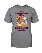 Pumpkin Girl - Teddy Bear Dog Classic T-Shirt tile