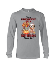 Pumpkin Girl - Teddy Bear Dog Long Sleeve Tee tile